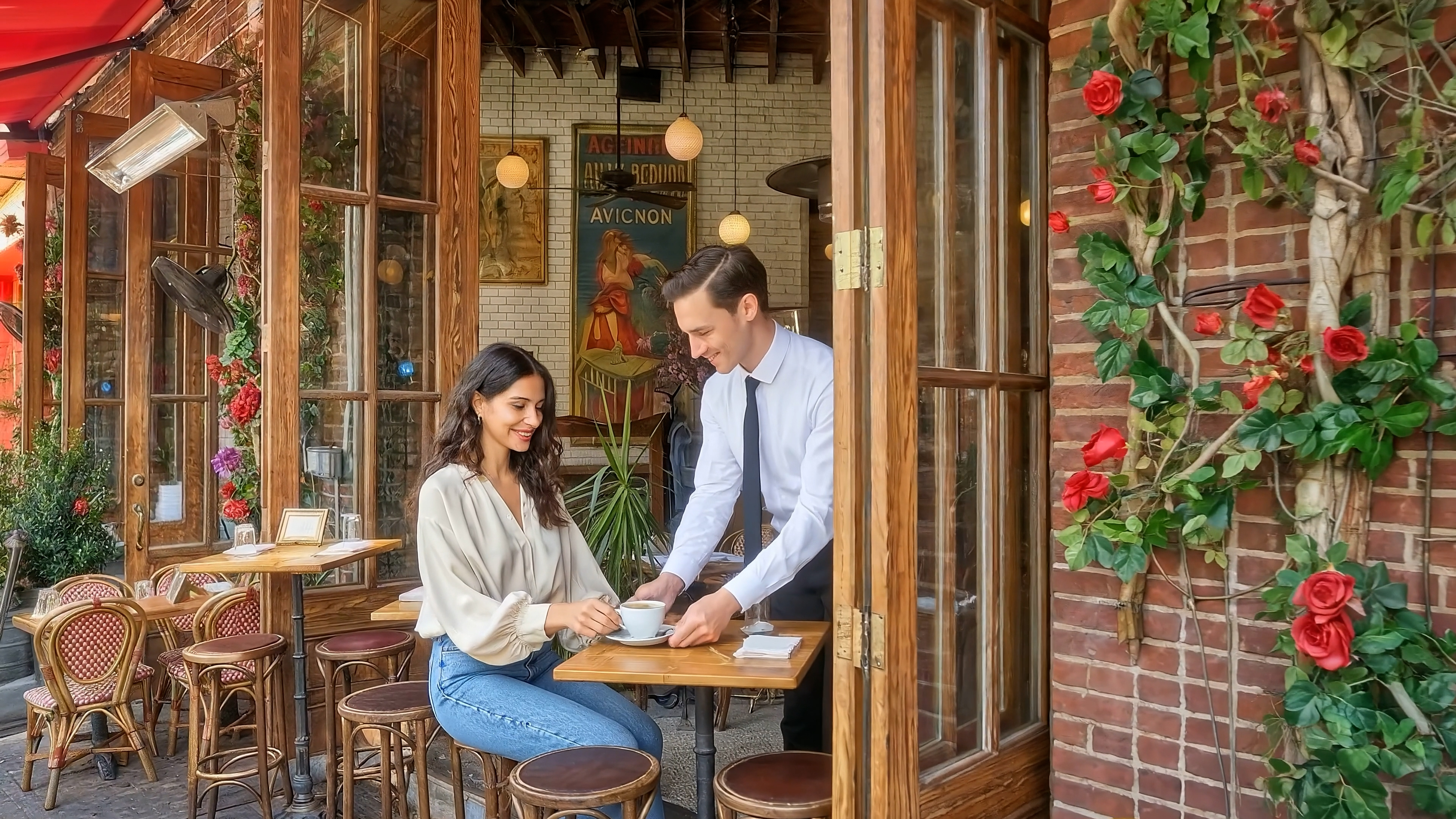 Greenwich Village café