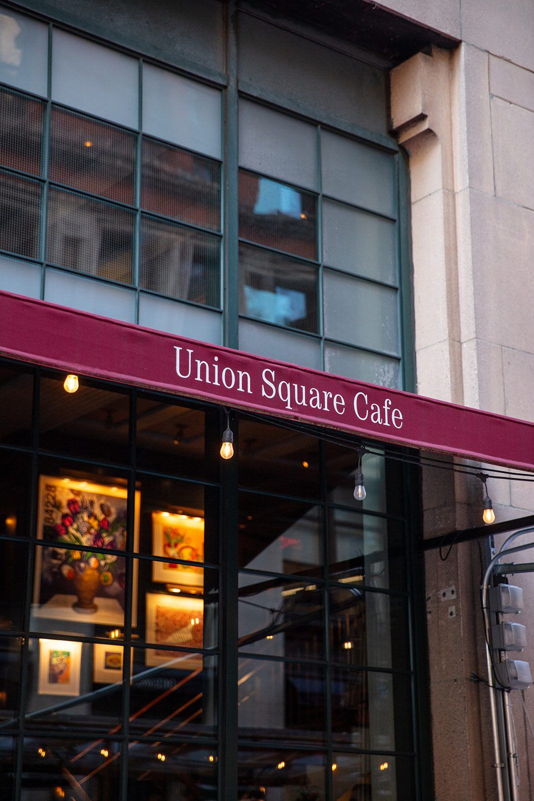 Union Square Cafe, a block from the door